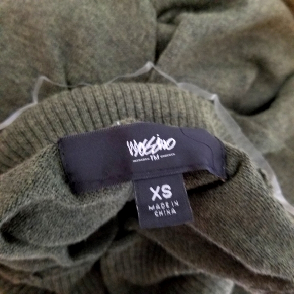 2 NWT Mossimo Sharkbite Turtlenecks Olive & Brown - Picture 12 of 14
